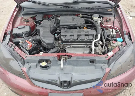 2005 Honda Civic Ex/Ex Se из США, поврежденный, VIN 2HGES25715H575665